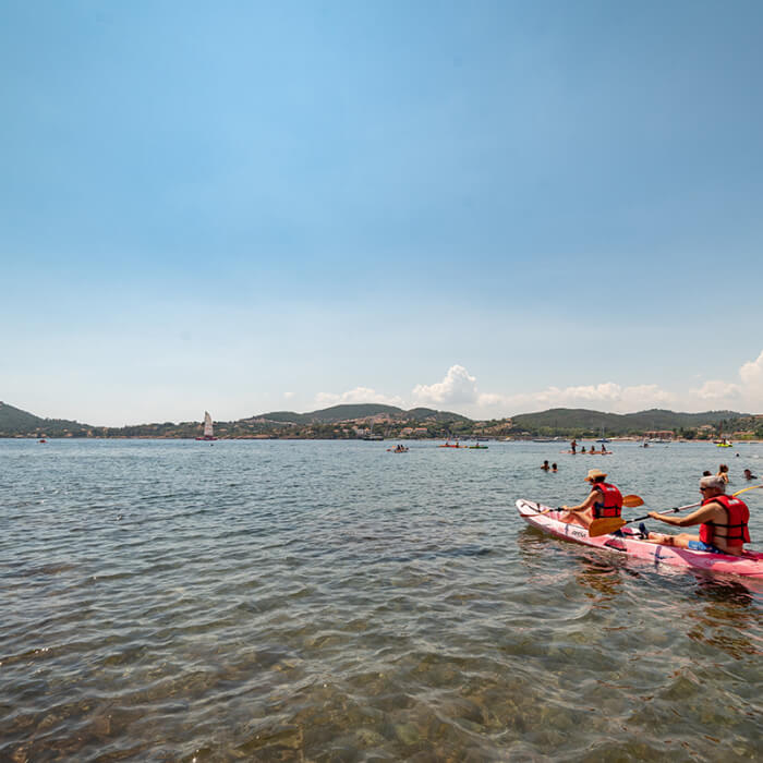 Location de kayak à la base nautique d'Agay