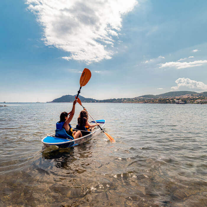 kayak transparent