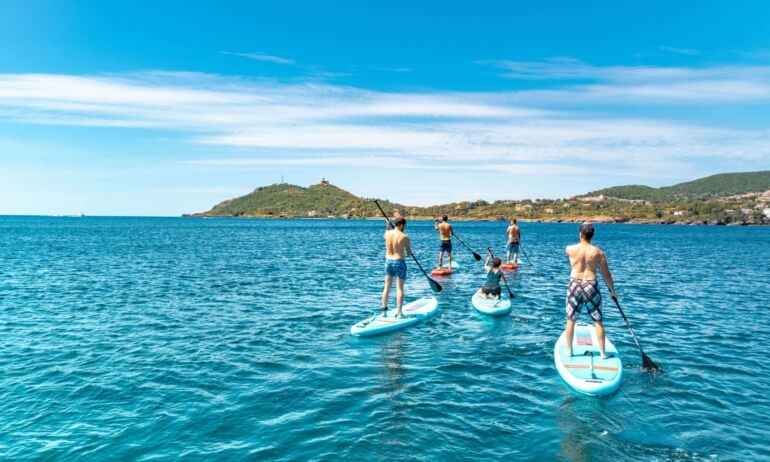 Image Location de paddle à Saint-Raphaël : Découvrez Agay
