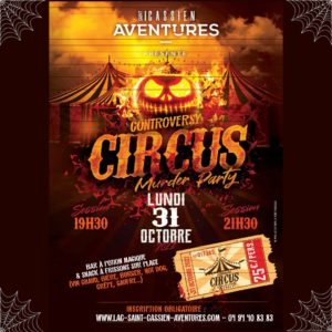 La murder Circus en enquete plein air pour Halloween