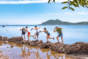 jeu d'aventure familial en Baie d'Agay