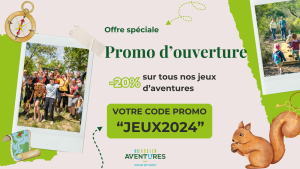 offres promotionnelle pour l'ouverture 2024 de Saint Cassien Aventures
